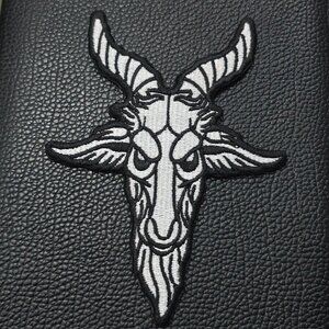 Killstar ✦ Killin' It Patch ✦ Gothic Occult Goat Head Embroidered OS